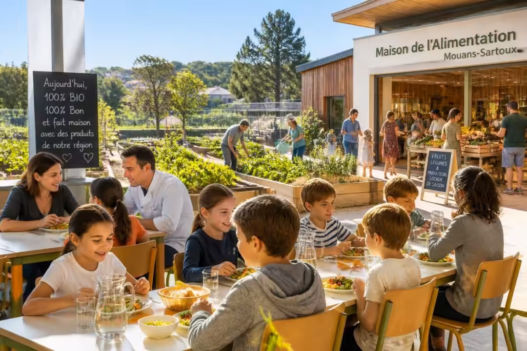 découvrez comment mouans-sartoux révolutionne son alimentation avec des cantines 100 % bio, une ferme municipale et la maison de l’alimentation, alliant innovation et développement durable.