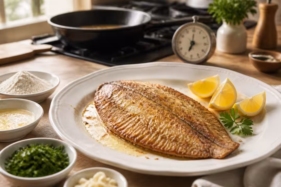 découvrez la recette traditionnelle de la sole meunière avec les conseils précis sur le temps de cuisson pour un plat savoureux et parfaitement préparé.