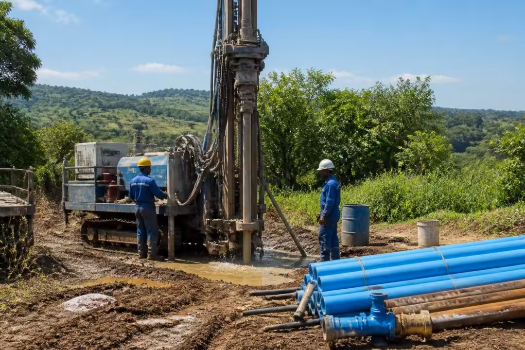 découvrez comment un nouveau forage assure la sécurité et la continuité de l'approvisionnement en eau potable pour les communautés locales.